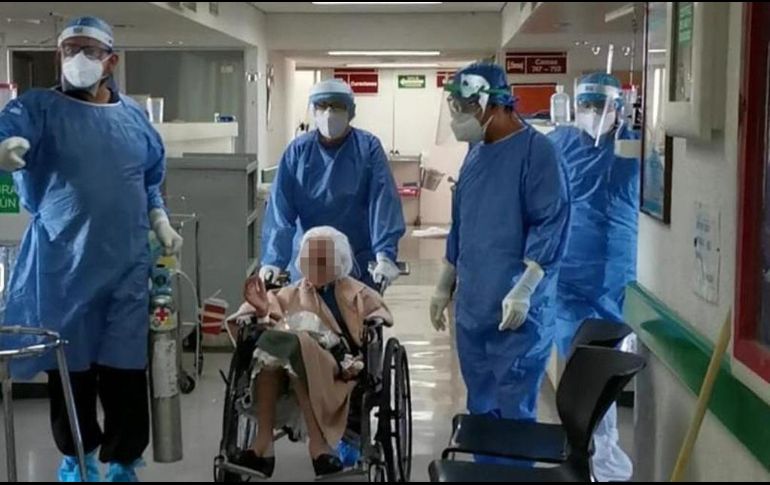 La mujer de 103 años, no necesitó de ventilación mecánica. ESPECIAL