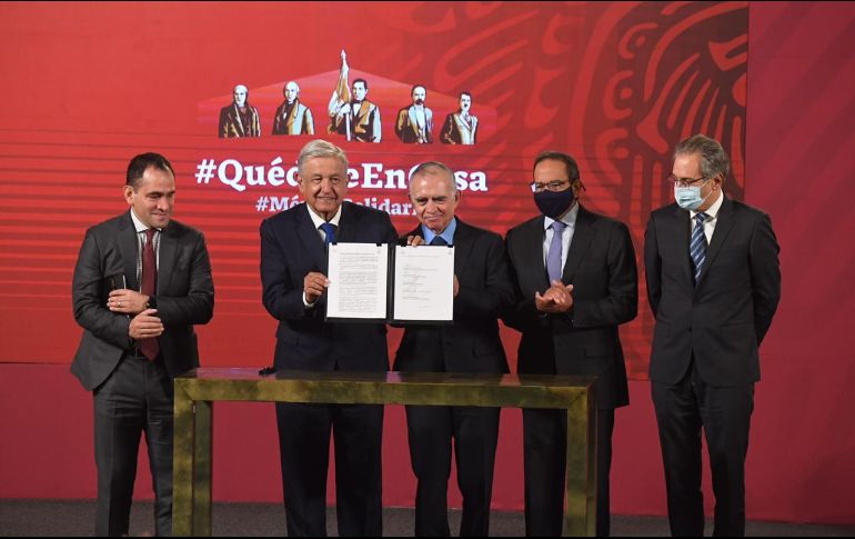 Los empresarios aseguran que este acuerdo refleja que el sector busca certeza y certidumbre para el país. SUN  / A. Martínez