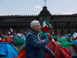 El titular del Ejecutivo se refiere a la movilización de sus opositores del sábado pasado, la cual no logró llenar el Zócalo, 