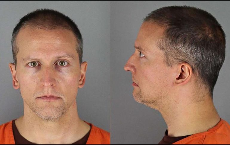 Según medios locales, Chauvin, quien se espera que comparezca ante los tribunales en marzo próximo por la muerte de Floyd, depositó una fianza de un millón de dólares. AFP