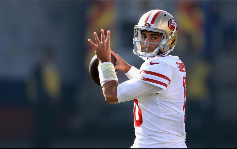 PILAR. San Francisco tiene una foja de 20-6 cuando Garoppolo es titular. EL INFORMADOR/ARCHIVO