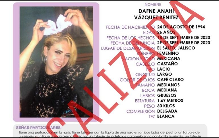 La joven comentó a la Fiscalía Especial en Personas Desaparecidas que se ausentó de su casa por su propia voluntad. TWITTER/ @ProtocoloAlba