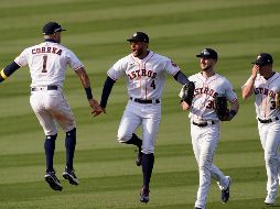 El equipo bateó .322 en la serie. Correa, José Altuve, Alex Bregman y Kyle Tucker batearon sobre .400 y George Springer tuvo un promedio de .389. AP / A. Landis