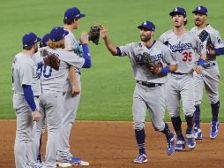 Los Dodgers se enfrentarán a partir del próximo lunes a los Braves de Atlanta que también barrieron 3-0 a los Marlins de Miami en la primera ronda divisional. AFP / T. Penningto