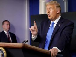 Será el primer mitin de Trump tras su diagnóstico de coronavirus. EFE/ARCHIVO