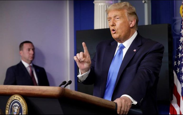 Será el primer mitin de Trump tras su diagnóstico de coronavirus. EFE/ARCHIVO