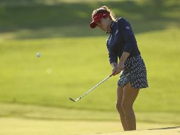 En la segunda ronda del torneo, Gaby López firmó una tarjeta por 72 golpes, dos arriba de par. AFP/P. Smith