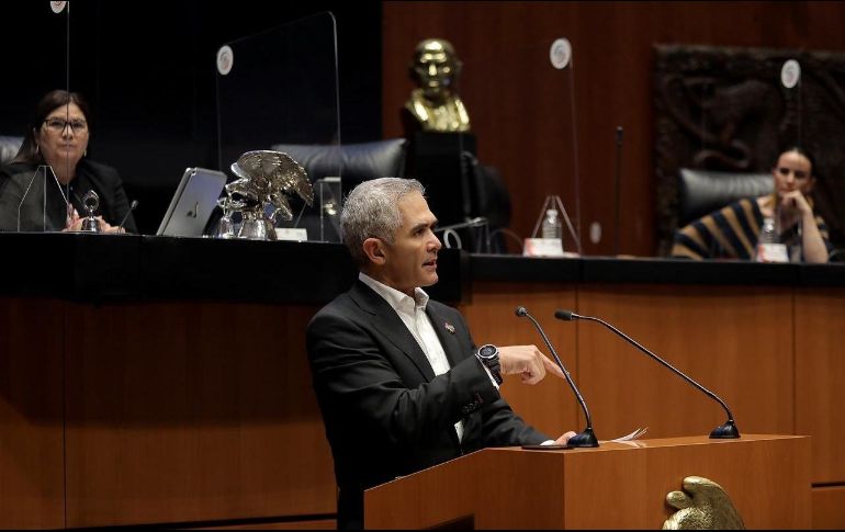 Miguel Ángel Mancera, coordinador del PRD en el Senado. TWITTER/ManceraMiguelMX