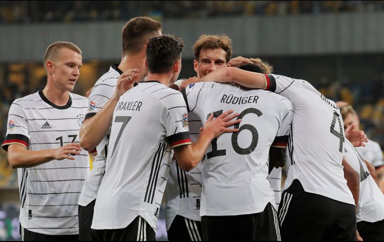 Alemania ofreció una mejor cara este sábado en su visita a Ucrania, a la que derrotó por 2-1, luego del amistoso del miércoles en Colonia contra Turquía. EFE / S. Dolzhenko