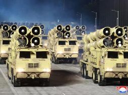 El evento fue una clara muestra de cómo Corea del Norte expande su capacidad militar ante el estancamiento de sus conversaciones con Estados Unidos. EFE/KCNA