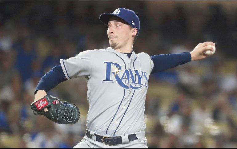 Blake Snell abrirá por los Rays. AP