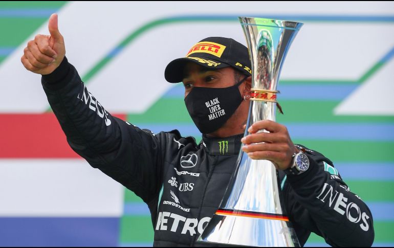 Hamilton sumó 91 victorias con el triunfo de este domingo. AP / M. Schrader