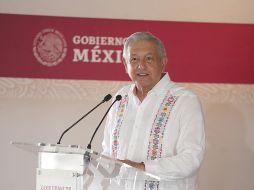 López Obrador destacó que con el descenso en los contagios y personas fallecidas por el coronavirus, ya hay una recuperación del turismo. EFE / Presidencia
