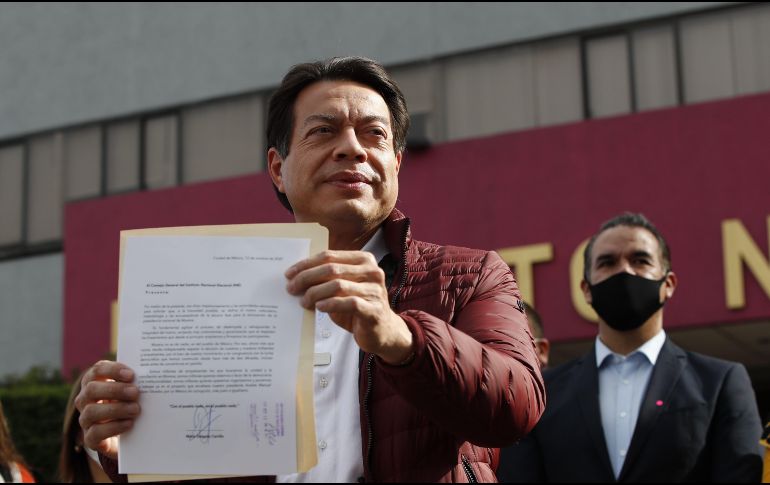 Continúa el enfrenamiento entre Porfirio Muñoz Ledo y Mario Delgado por la dirigencia nacional de Morena. EFE