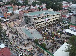 Por el colapso de estructuras del Enrique Rébsamen fallecieron 26 personas, 19 de ellos menores de edad. AFP/ARCHIVO