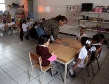 De momento los estudiantes llevan a cabo una jornada como las escuelas normales, de 8:00 a 12:45 horas, en lugar de 8:00 a 15:00 horas. EL INFORMADOR/ARCHIVO