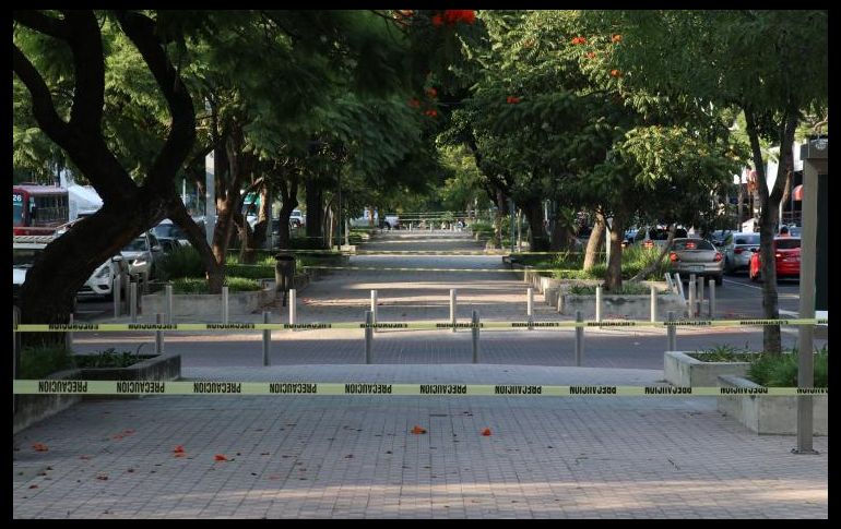 El pasado fin de semana se cerró el camellón de avenida Chapultepec. ESPECIAL/Gobierno de Guadalajara