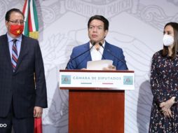 Mario Delgado aseguró que Porfirio Muñoz Ledo ya no puede estar activo y no puede cumplir ni siquiera con su responsabilidad como diputado federal. TWITTER/@mario_delgado