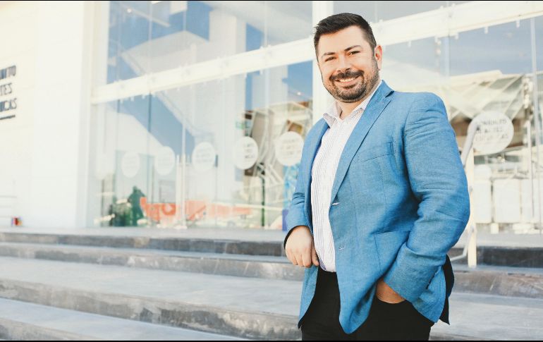 Rodolfo Guzmán. El director de la Comisión de Filmaciones del Estado de Jalisco posa desde el Conjunto Santander. EL INFORMADOR • G. Gallo 