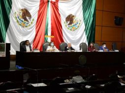 Entre los temas discutidos con Sánchez Cordero se encuentran la pandemia de coronavirus, la eliminación de 109 fideicomisos y la relación con los gobiernos estatales. TWITTER/@SEGOB_mx