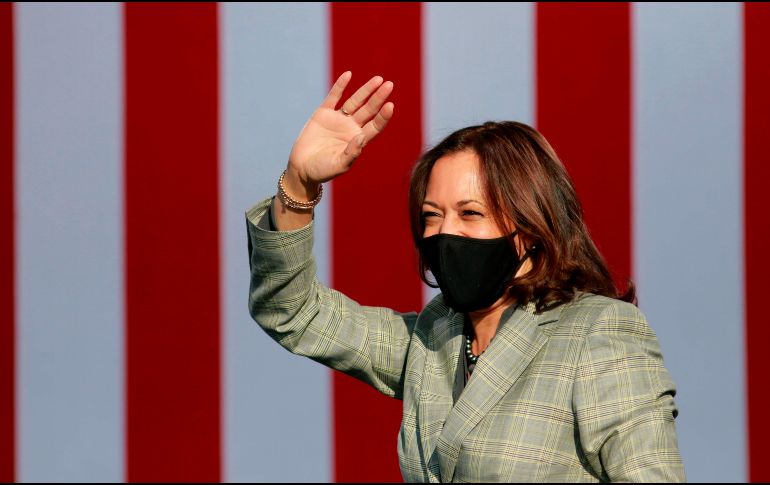 Harris no necesita ponerse en cuarentena, pero en un “exceso de precaución”, mantendrá sus compromisos virtualmente. AFP/R. Churchill