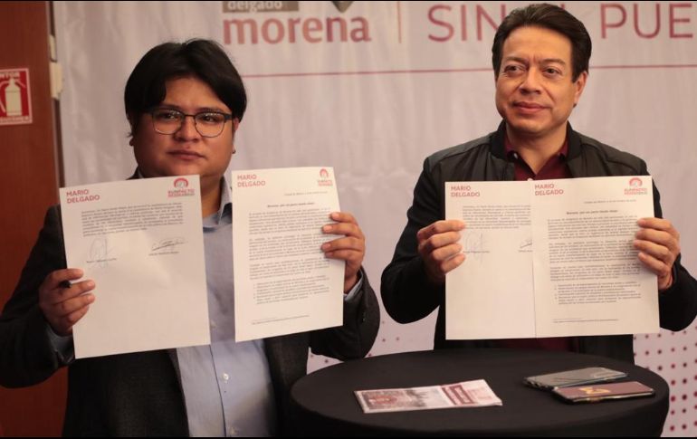 Gibrán Ramïrez subrayó que no se puede prolongar la parálisis actual que vive el partido. SUN / G. Espinosa