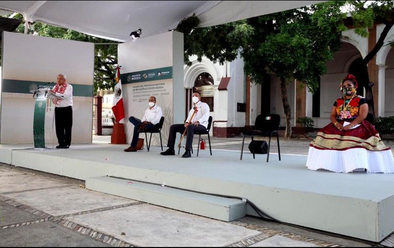 AMLO aseguró que se va superando la crisis económica generada por el coronavirus. TWITTER/@alejandromurat