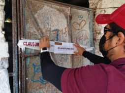 El personal de Proepa colocó una cinta para evitar el acceso. ESPECIAL