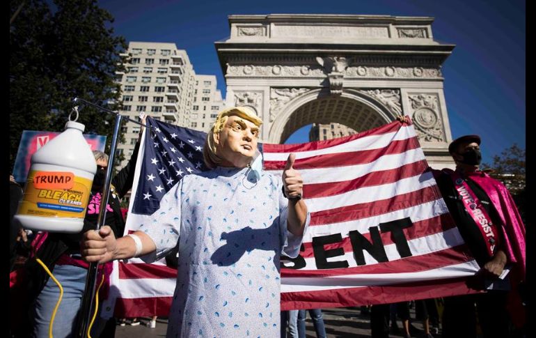 La manifestación en Washington comenzó cerca de la Casa Blanca para luego de dirigirse al Capitolio y a la Explanada Nacional. EFE/J. Lane