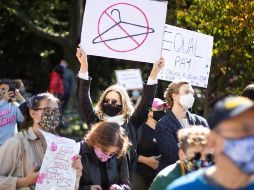 La manifestación en Washington comenzó cerca de la Casa Blanca para luego de dirigirse al Capitolio y a la Explanada Nacional. EFE/J. Lane