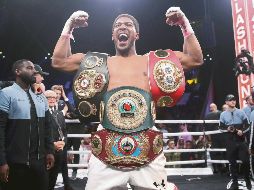 PREPARADO. La del 12 de diciembre será la primera pelea de Anthony Joshua en 2020. AP