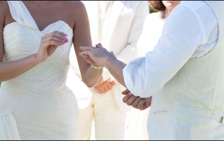 La boda fue entre el actor Armando Torrea y Laura Pérez, hija de un empresario local, en un salón de eventos ubicado en el área exclusiva de San Pedro Residencial. NTX / ARCHVO