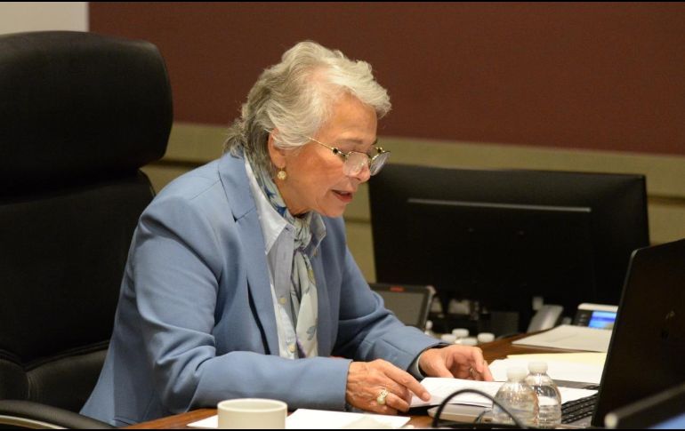 Sánchez Cordero reconoció que en su carrera ha tenido obstáculos para realizar sus actividades. TWITTER/@M_OlgaSCordero