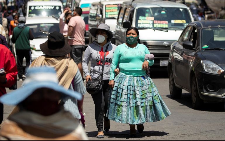 Luis Arce criticó que por un tema ideológico la presidenta Áñez haya privado a Bolivia de beneficios en medicina y tecnología. EFE/J. Alves