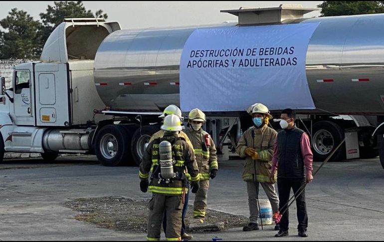 Esta destrucción es la vigésima tercera que se ha realizado desde 2002 para proteger a la Denominación de Origen Tequila. ESPECIAL