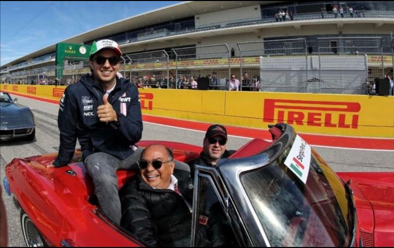 El padre del piloto mexicano de Formula 1, Sergio Pérez, informó en sus redes sociales que se contagió de COVID-19, a poco más de dos meses de que su hijo también fuera portador del coronavirus. TWITTER / @APerezGaribay