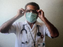 Jaime Arias Amaral, director de Medicina Interna del Hospital General de Occidente, lidera los esfuerzos para contener la pandemia en este conocido nosocomio público. EL INFORMADOR/G. Gallo