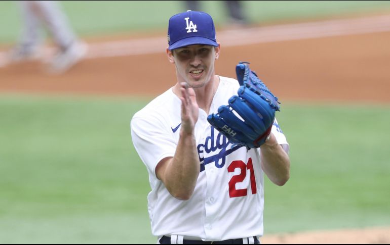 El as Walker Buehler será el abridor con los Dodgers de Los Ángeles, que ganaron el primer encuentro por 8-3 y perdieron el segundo por 6-4. AFP / ARCHIVO