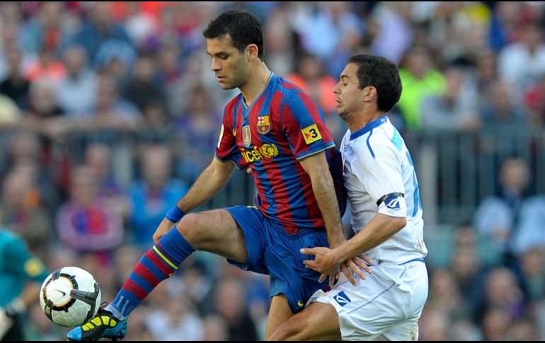 Rafael Márquez Álvarez. El defensa que jugó siete años, de 2003 a 2010, con los blaugrana estuvo en ocho clásicos, de los cuales ganó cuatro. AFP / ARCHIVO