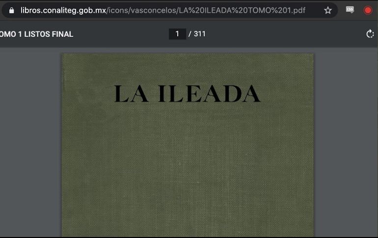 El error estaba en los lomos y portadas del encuadernado digital de 