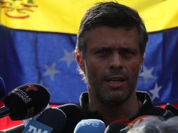 Leopoldo López fue sentenciado en 2015 a casi 14 años de prisión. EFE/ARCHIVO