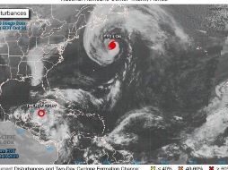 Se espera que el sistema se convierta en tormenta tropical el domingo y en huracán el martes. EFE/NHC
