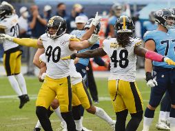RESPIRO. Pittsburgh celebró con todo la falla de Stephen Gostkowski en los segundos finales del juego. AP• M. Zaleski