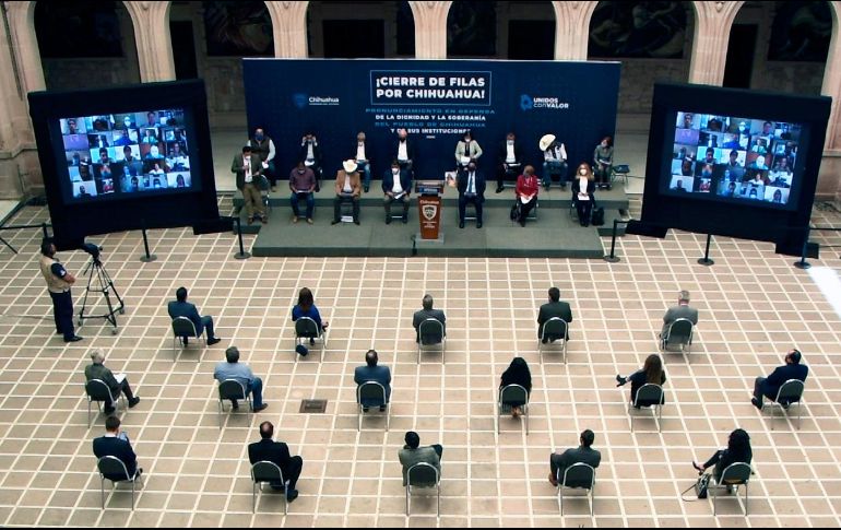 El pronunciamiento en Chihuahua, gobernado por Javier Corral.  TWITTER@Javier_Corral