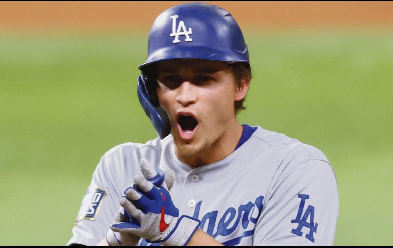 CERCA. Corey Seager y los Dodgers buscarán ponerle fin a una sequía de tres décadas sin título. AFP• T. Pennington