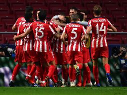 La victoria permite al equipo rojiblanco auparse al segundo puesto del grupo B con tres puntos. AFP / G. Bouys