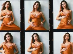 Emily Ratajkowski. La modelo, emocionada con su maternidad, presumiendo múltiples fotos de su “pancita” en Instagram. INSTAGRAM • emrata
