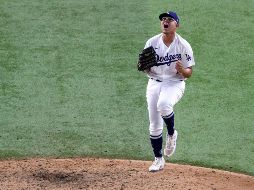 Anoche, Julio Urías (foto) y Víctor González brillaron con los Dodgers, quienes vencieron a Rays de Tampa Bay en seis juegos. AFP / S. M. Haffey