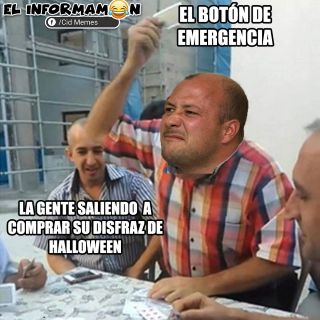 Botón de emergencia: Los memes que circulan en la red