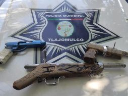 Con los artefactos, los sujetos fueron entregados a la Fiscalía General de la República. ESPECIAL